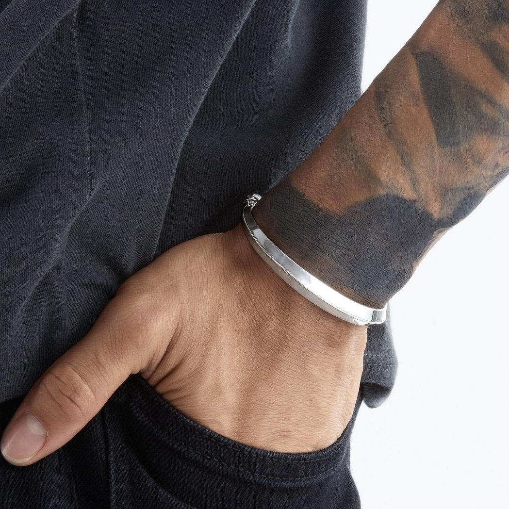 925 Deathscull Silver Cuff - KAYF