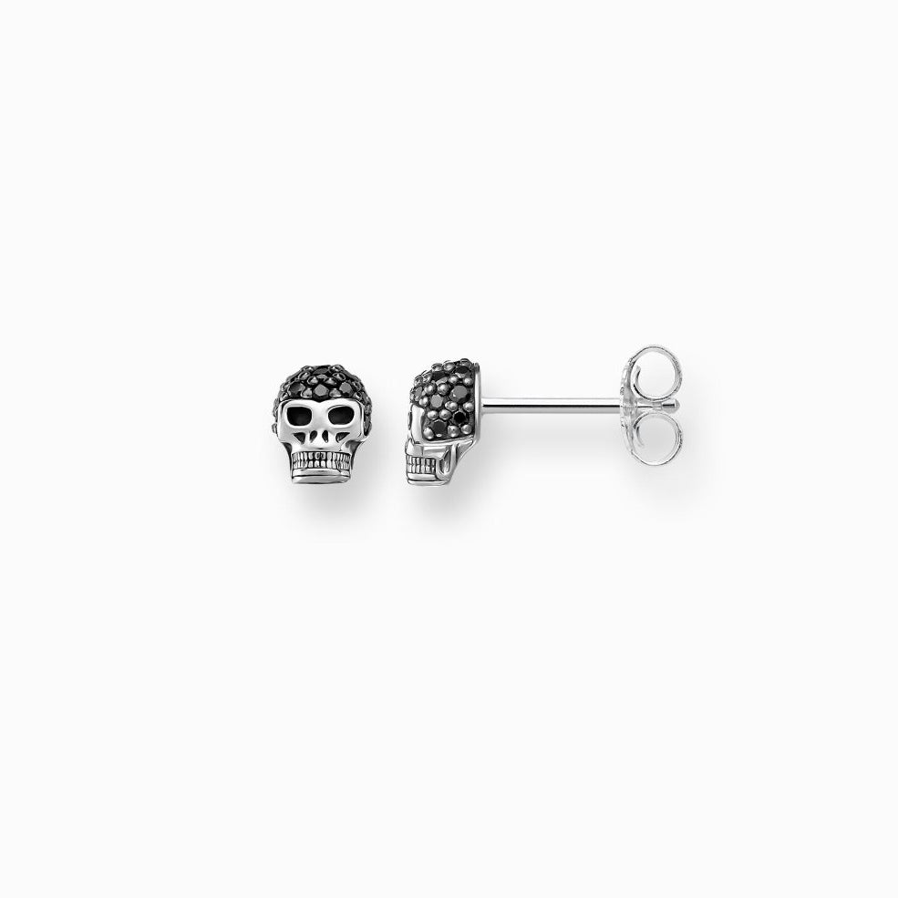 925 DEATHSKULL ZIRCONIA STUDS - KAYF