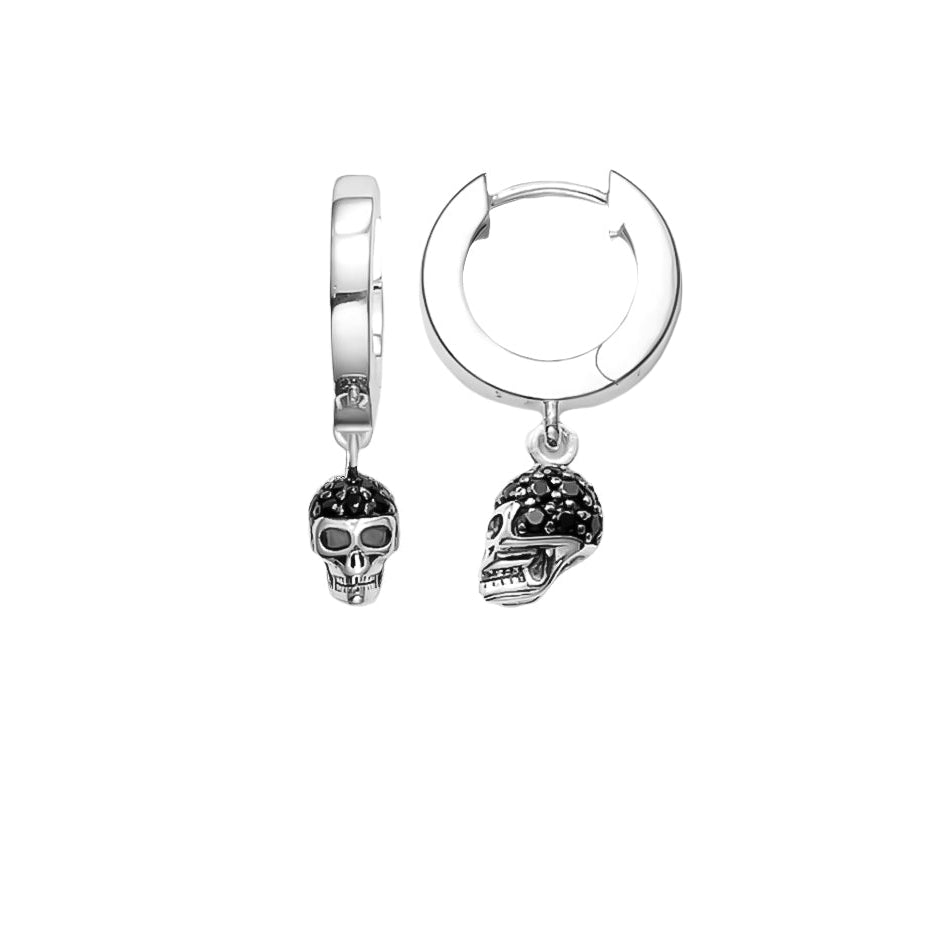 Skull Creole Earrings - KAYF
