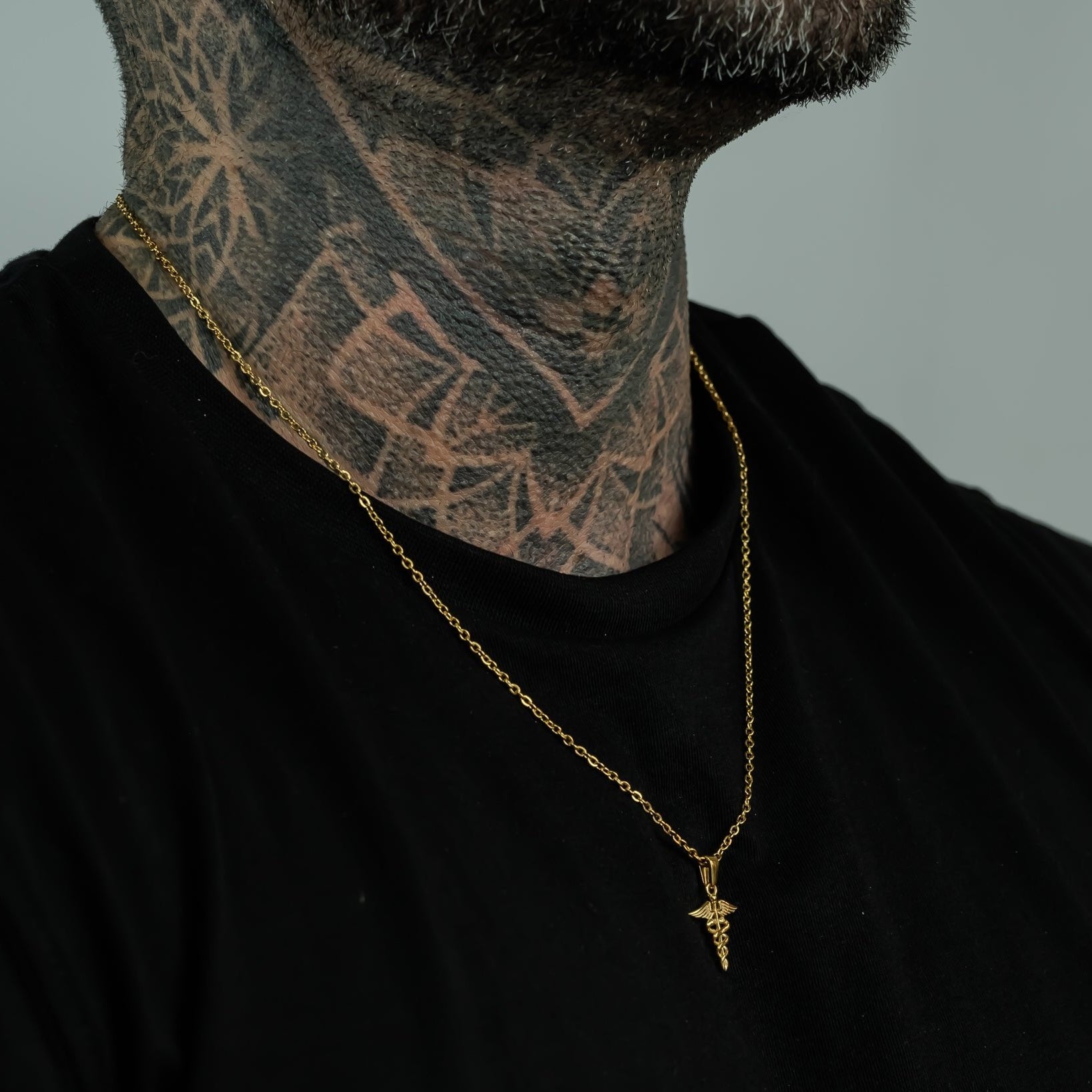 Small Caduceus (Gold) - KAYF