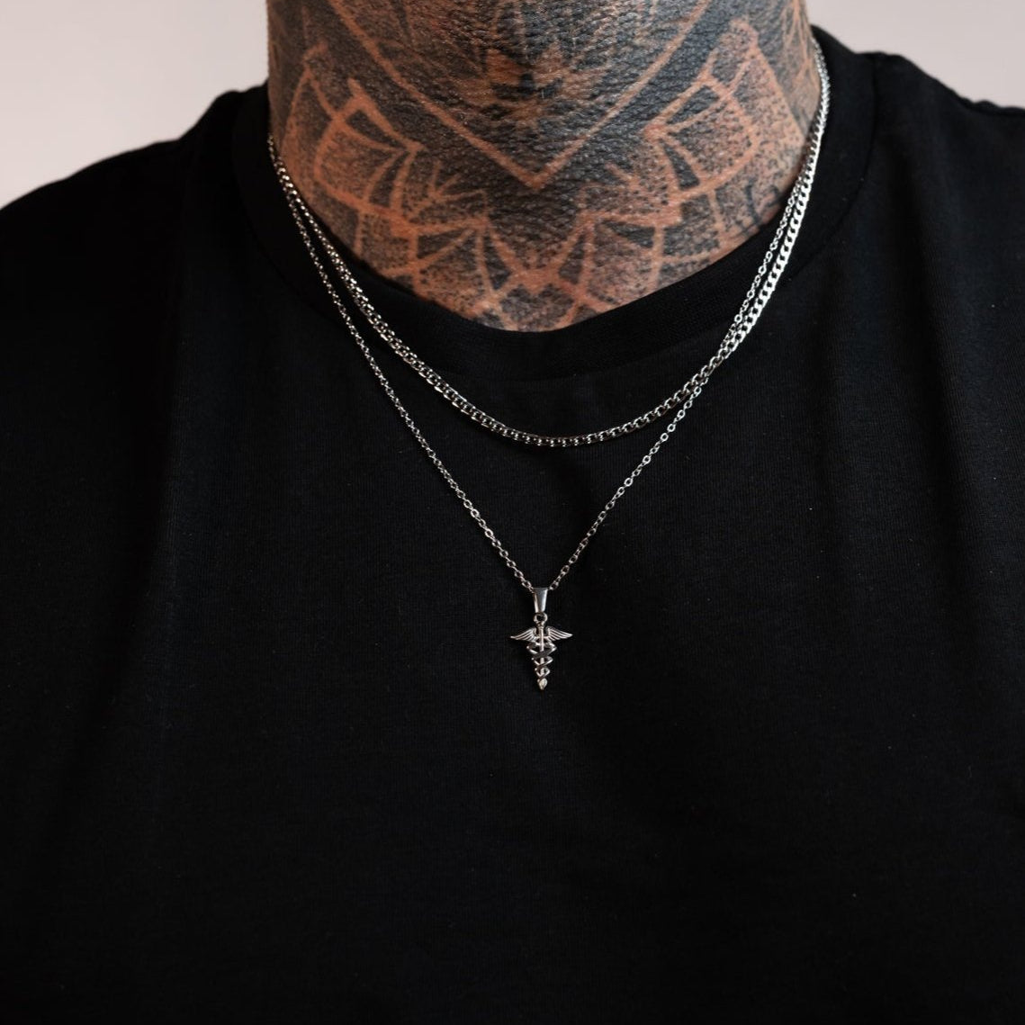 Small Caduceus (Silver) - KAYF