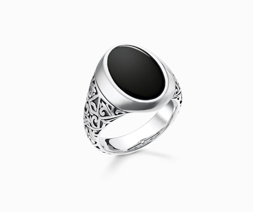 925 Acanthus Signet Ring - KAYF