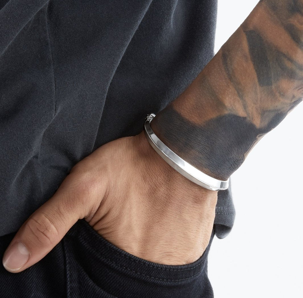 925 Deathscull Silver Cuff - KAYF