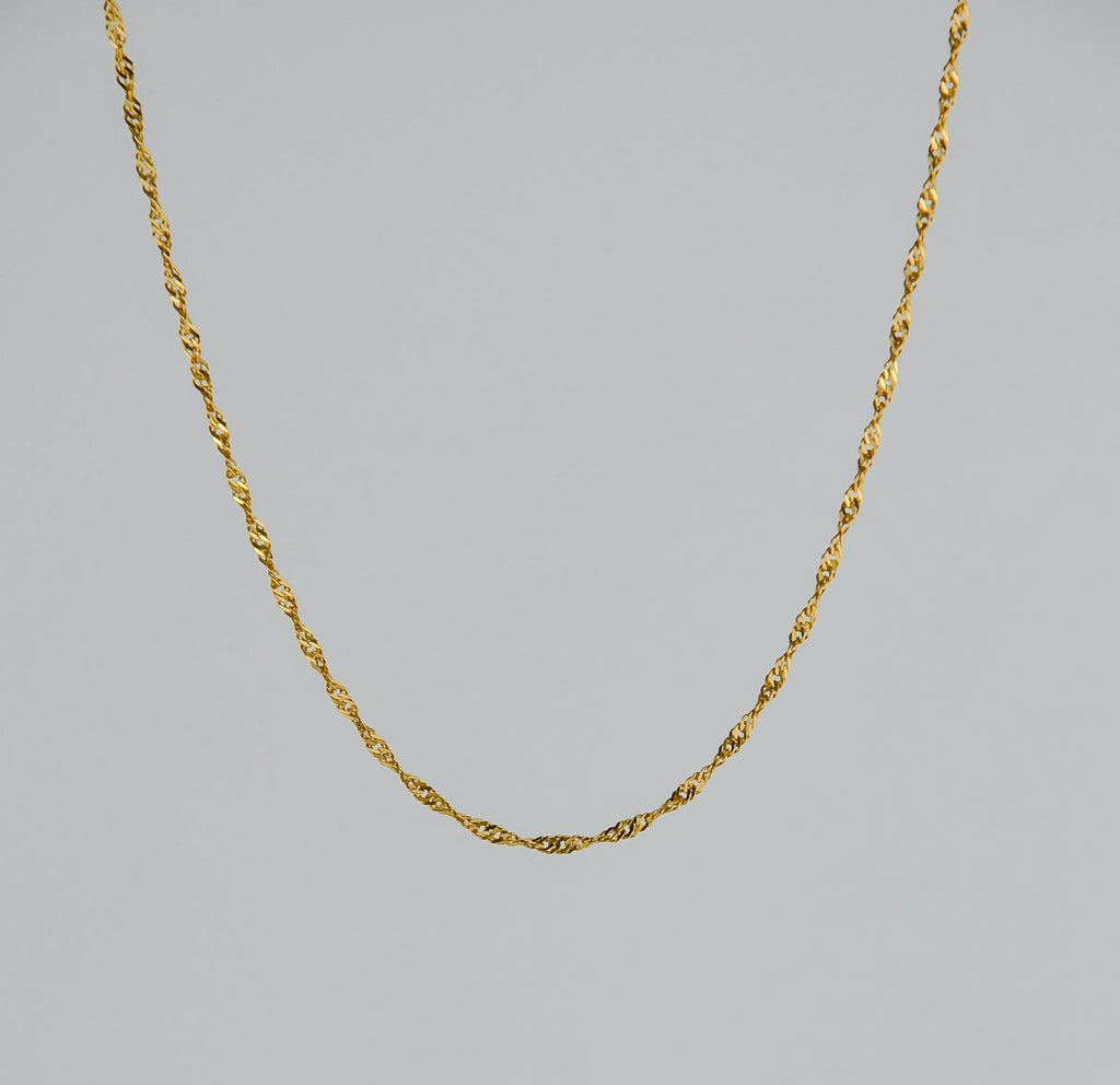 Water Wave Chain (Gold) - KAYF